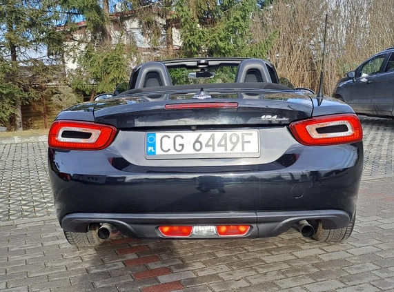 Fiat 124 Spider cena 59900 przebieg: 67000, rok produkcji 2017 z Grudziądz małe 211